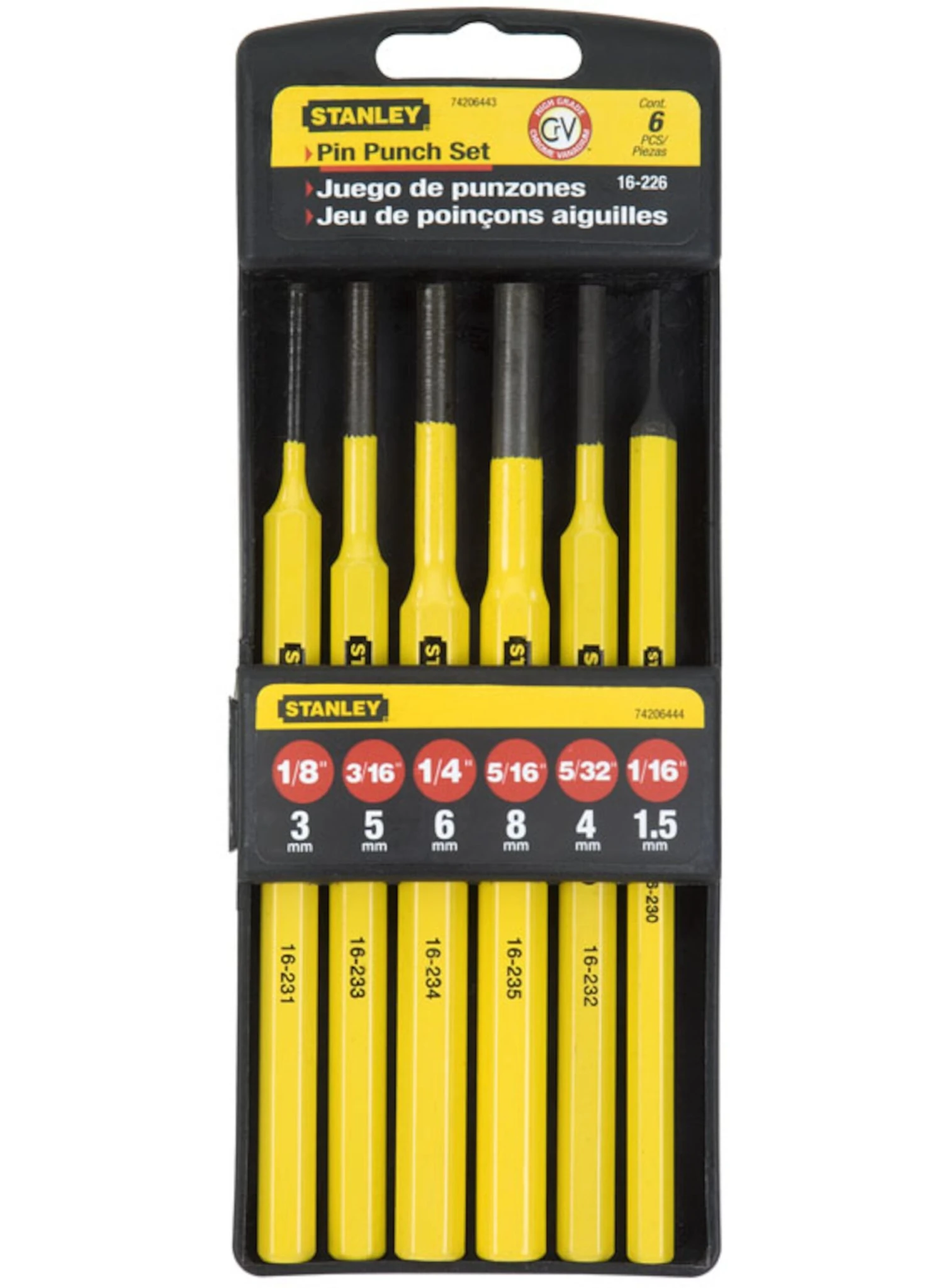 STANLEY 4-18-226 Drevel Set 6dlg. - Afbeelding 2