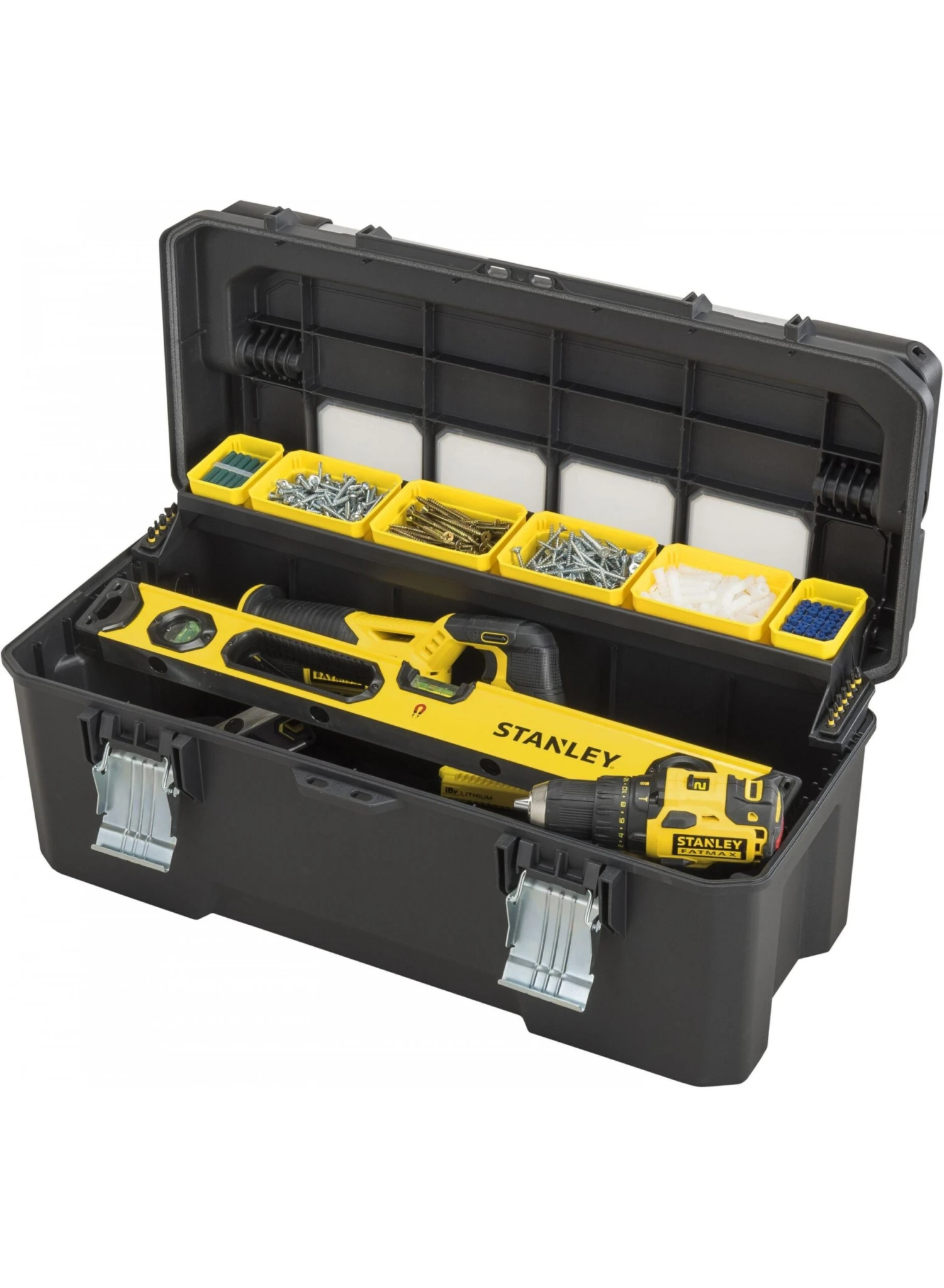 STANLEY FMST1-75791 FATMAX PRO Alu Cantilever Gereedschapskoffer 26" - Afbeelding 5