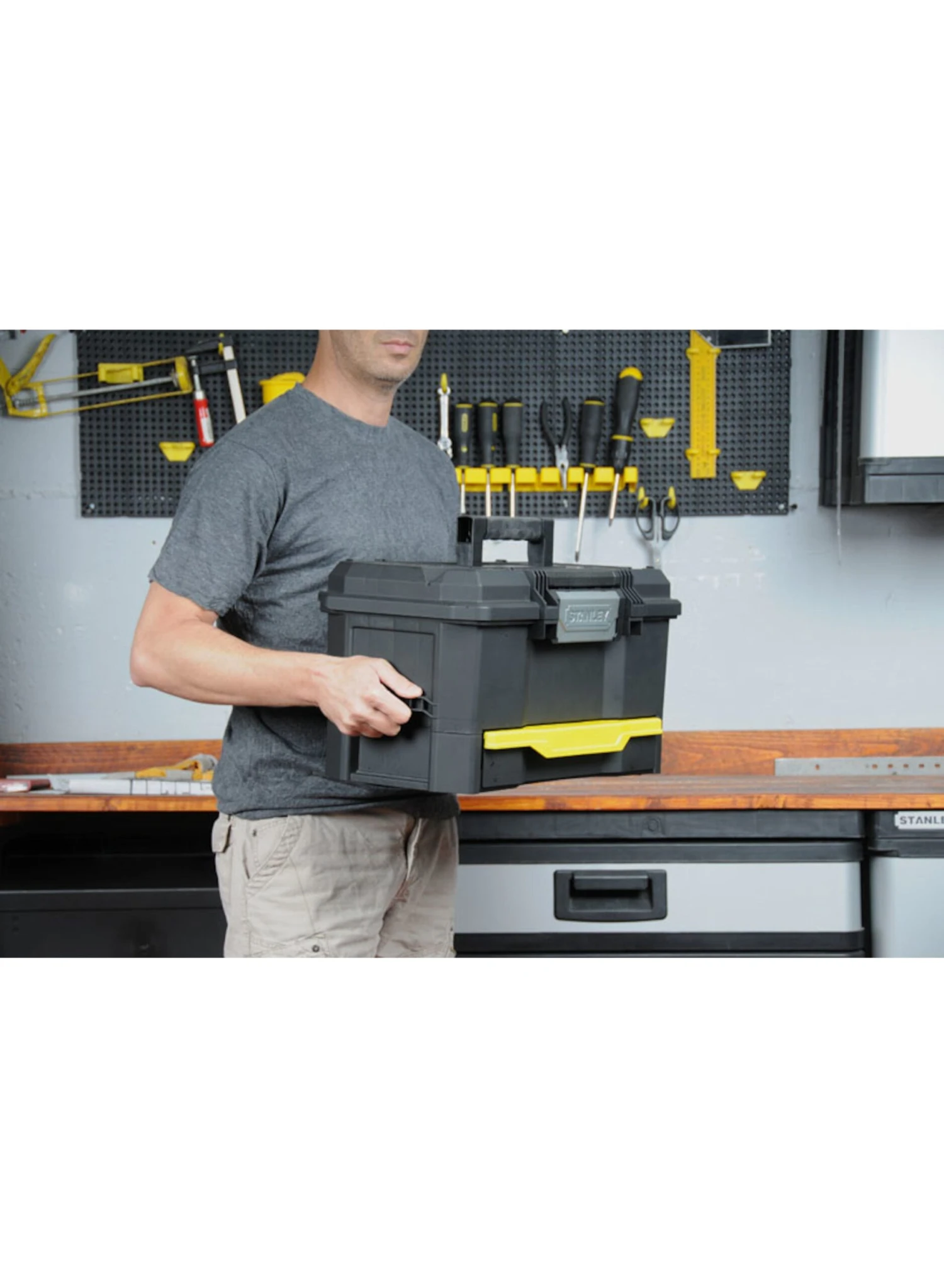 STANLEY 1-70-316 Gereedschapskoffer 19" Met Drukslot En Lade - Afbeelding 15