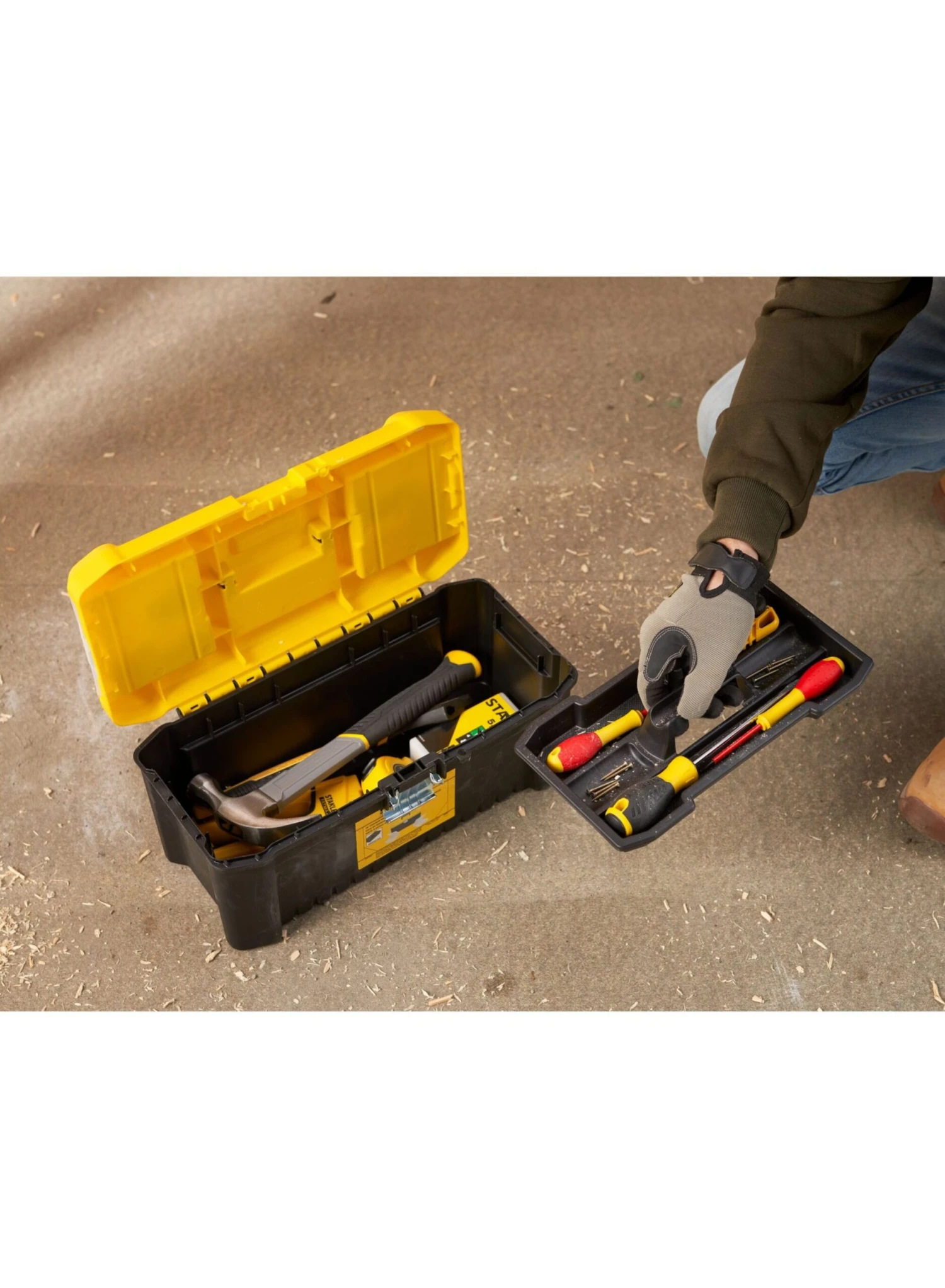 STANLEY STST75785-1 Gereedschapskoffer Essential 16" Met Uitneembare Organisers - Afbeelding 4