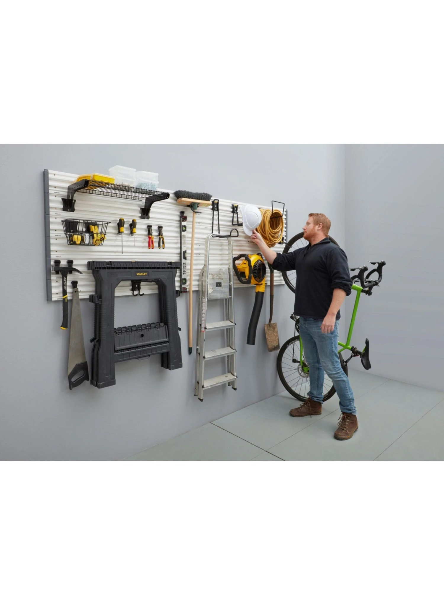 STANLEY STST82615-1 Track Wall Fietshaak Horizontaal - Afbeelding 15