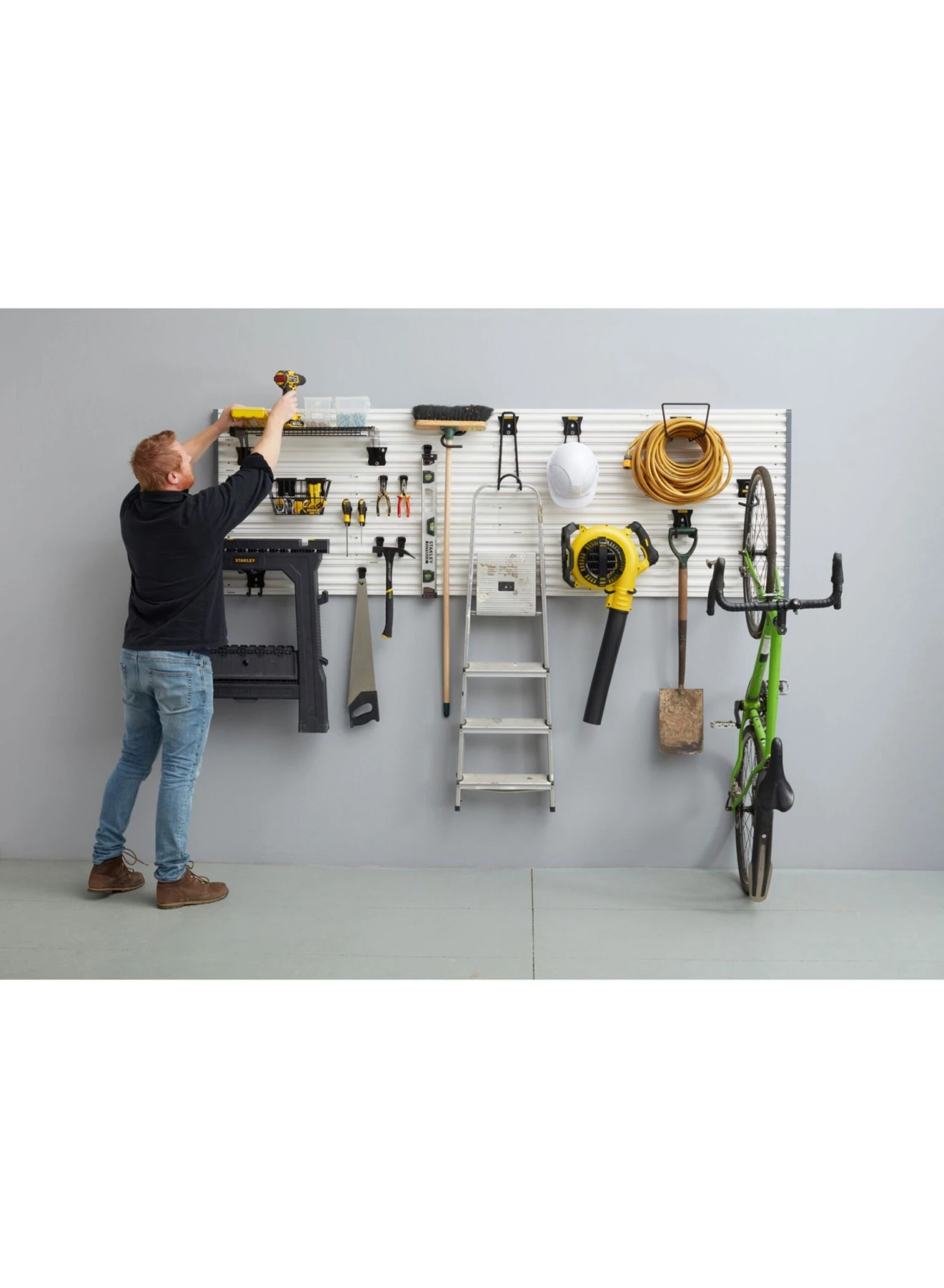 STANLEY STST82615-1 Track Wall Fietshaak Horizontaal - Afbeelding 16