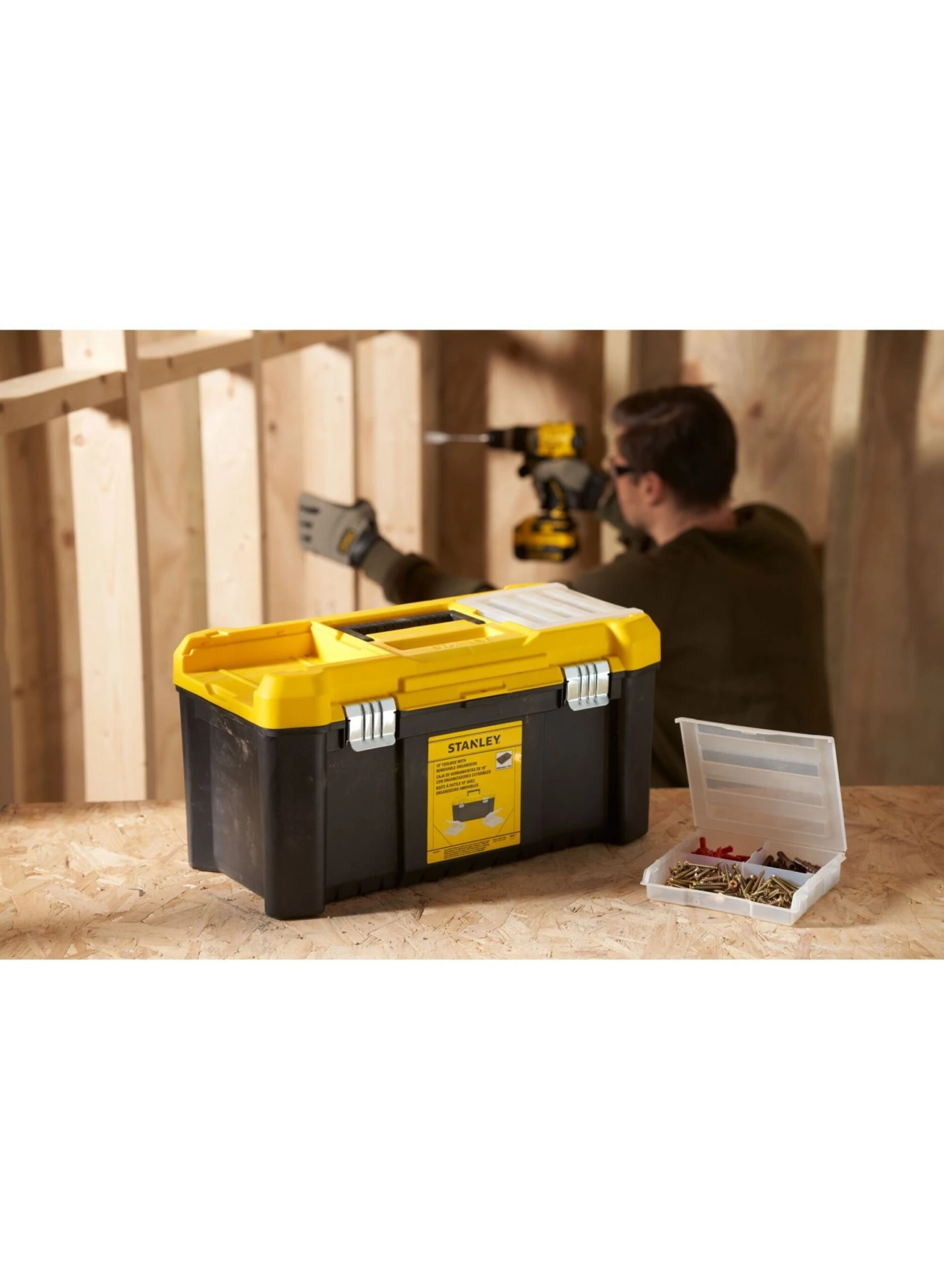 STANLEY STST75787-1 Gereedschapskoffer Essential 19" Met Uitneembare Organisers - Afbeelding 4