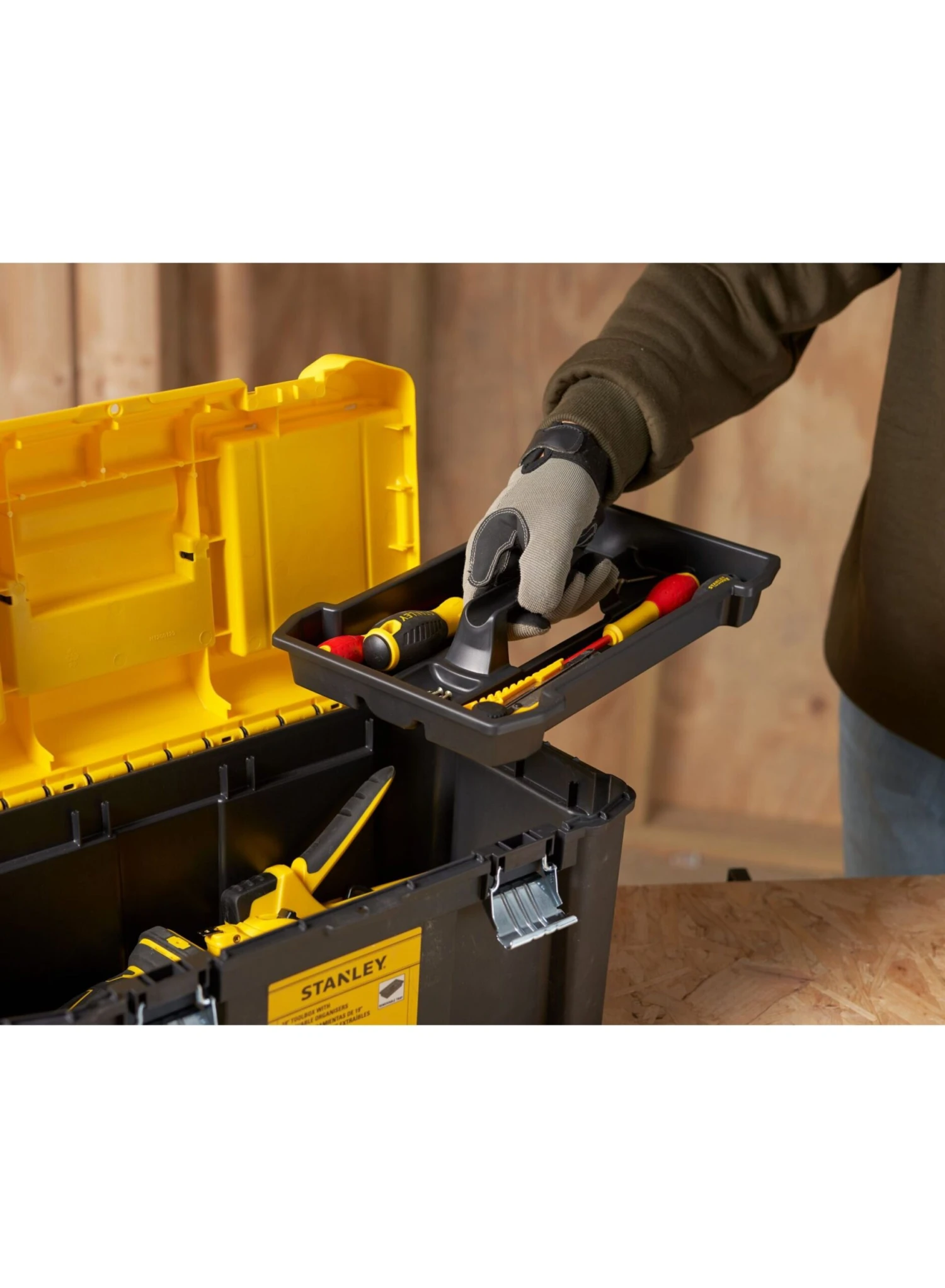 STANLEY STST75787-1 Gereedschapskoffer Essential 19" Met Uitneembare Organisers - Afbeelding 6