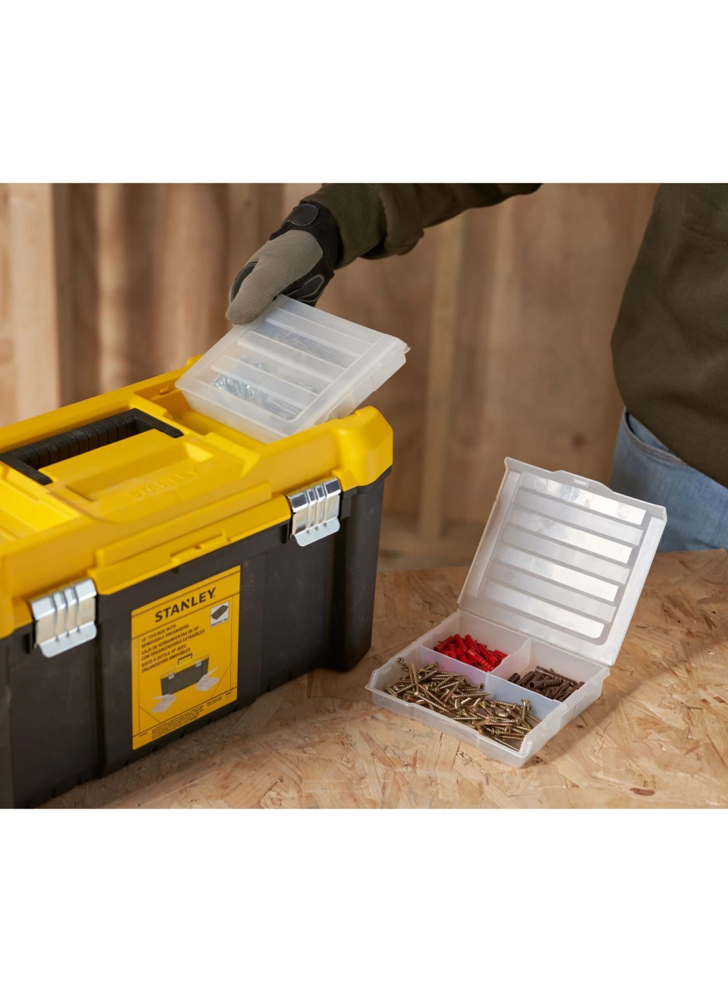 STANLEY STST75787-1 Gereedschapskoffer Essential 19" Met Uitneembare Organisers - Afbeelding 7