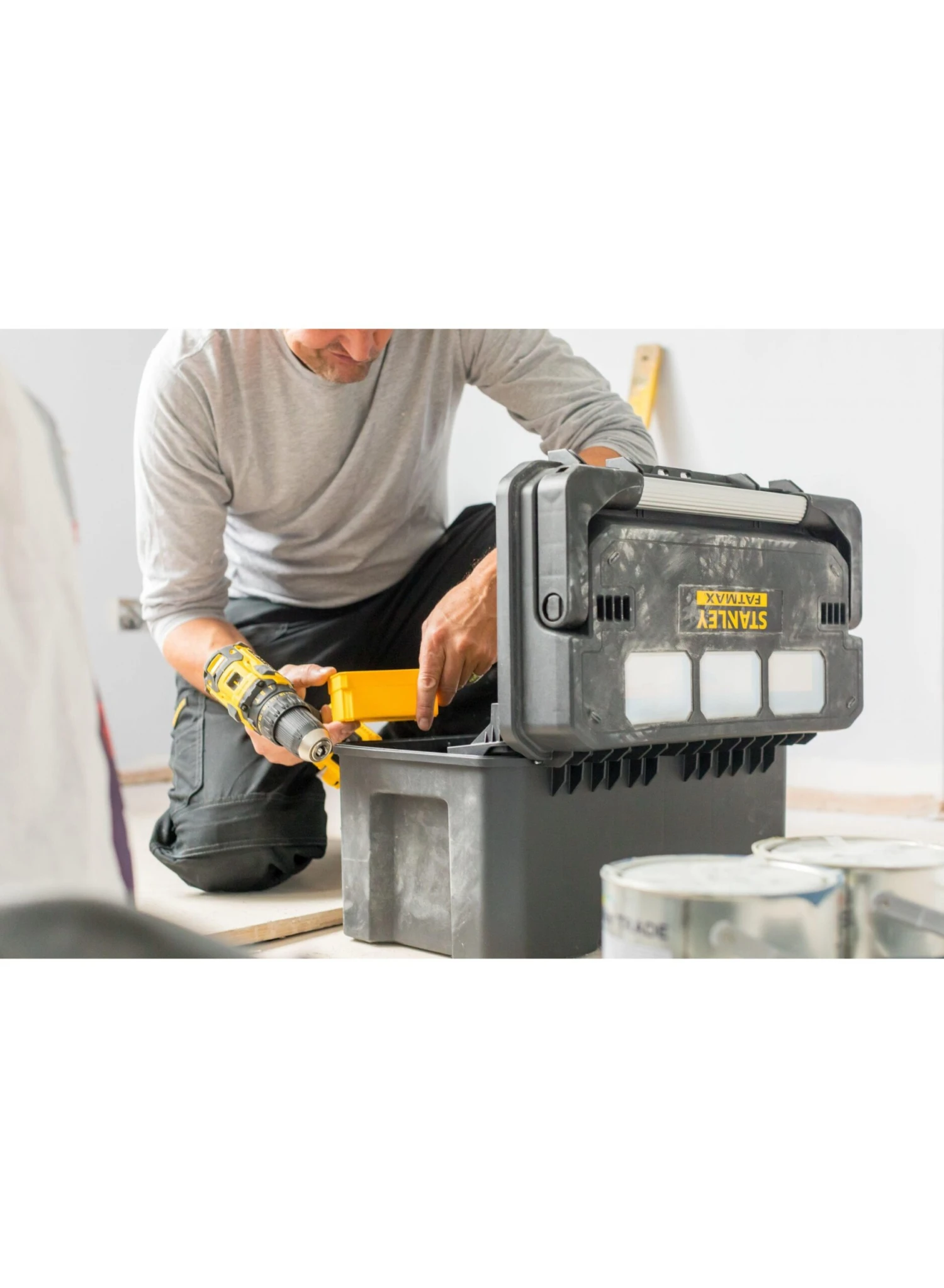 STANLEY FMST1-75792 FATMAX PRO Alu Cantilever Gereedschapskoffer 20" - Afbeelding 12