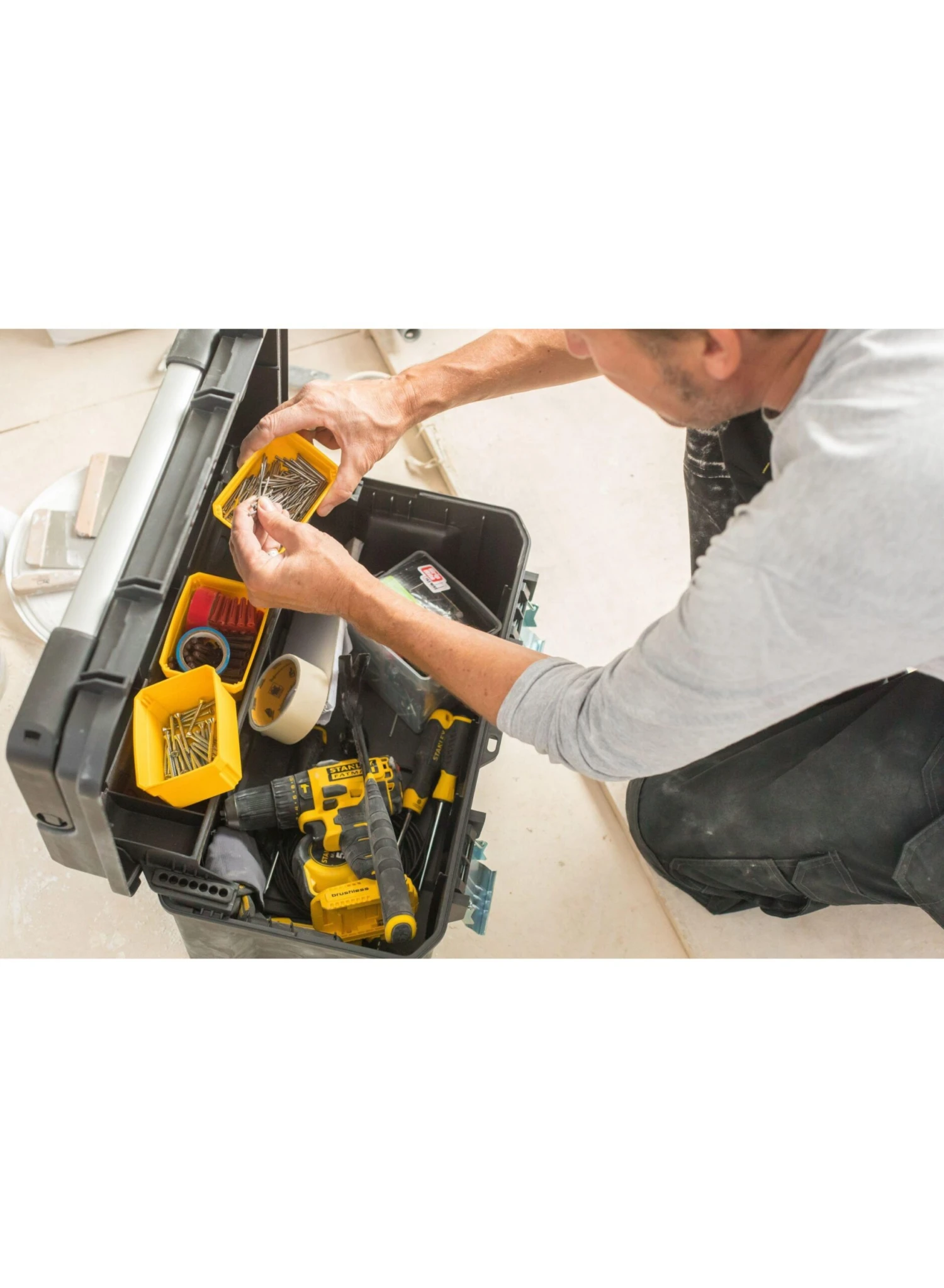 STANLEY FMST1-75792 FATMAX PRO Alu Cantilever Gereedschapskoffer 20" - Afbeelding 13