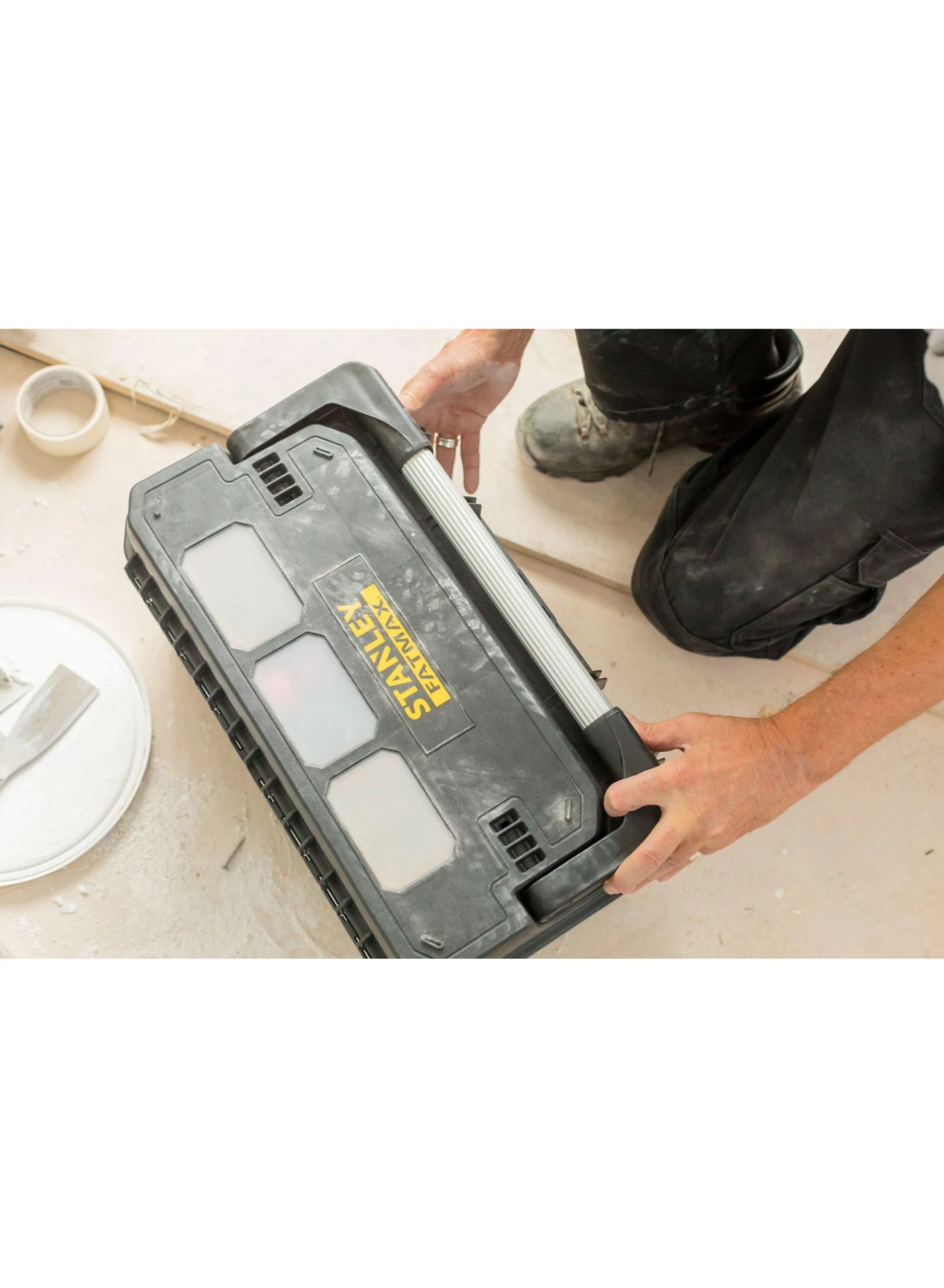 STANLEY FMST1-75792 FATMAX PRO Alu Cantilever Gereedschapskoffer 20" - Afbeelding 15