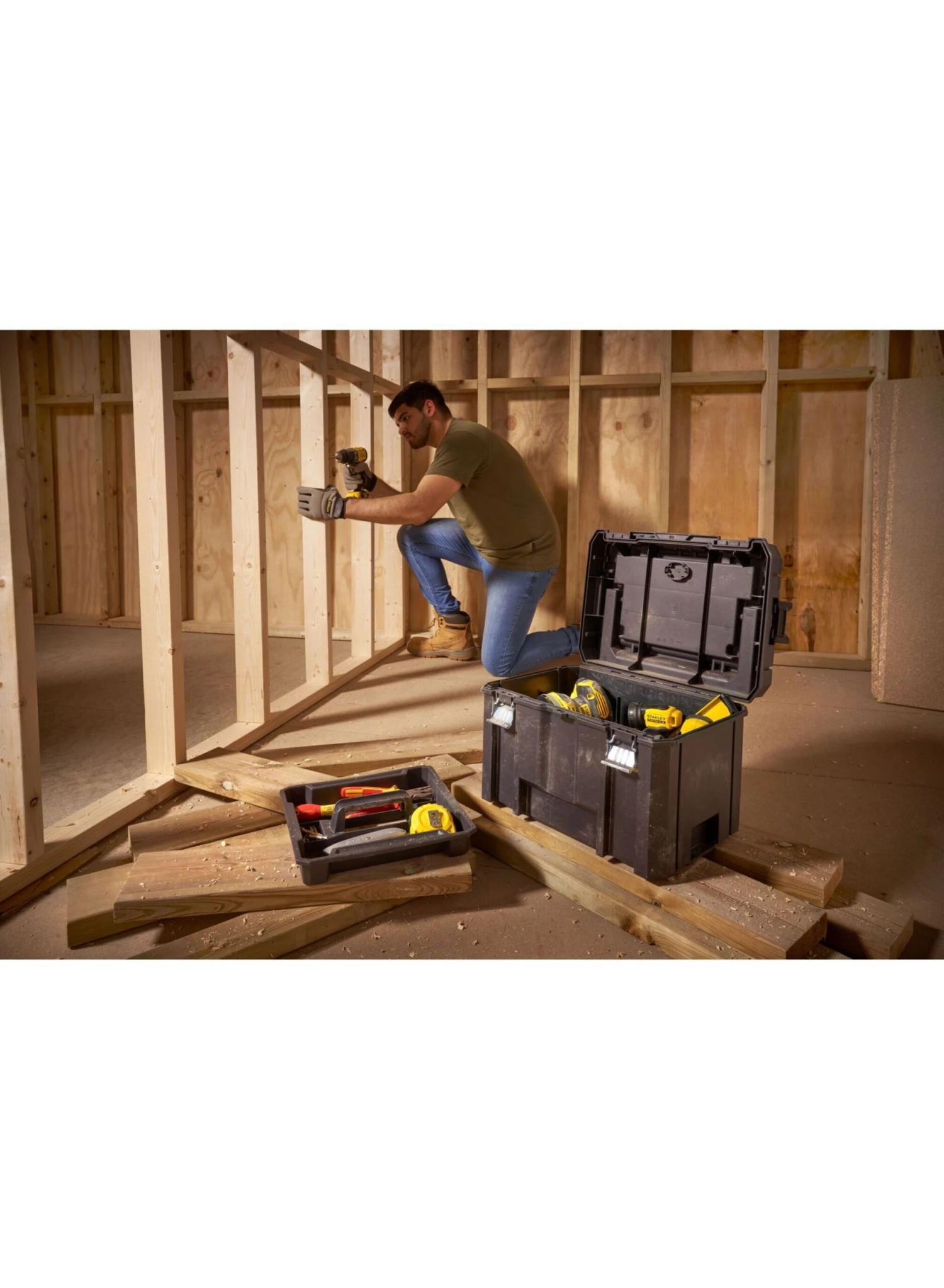 STANLEY FMST1-75796 FATMAX PRO-STACK Diepe Gereedschapskoffer Lange Handgreep - Afbeelding 3