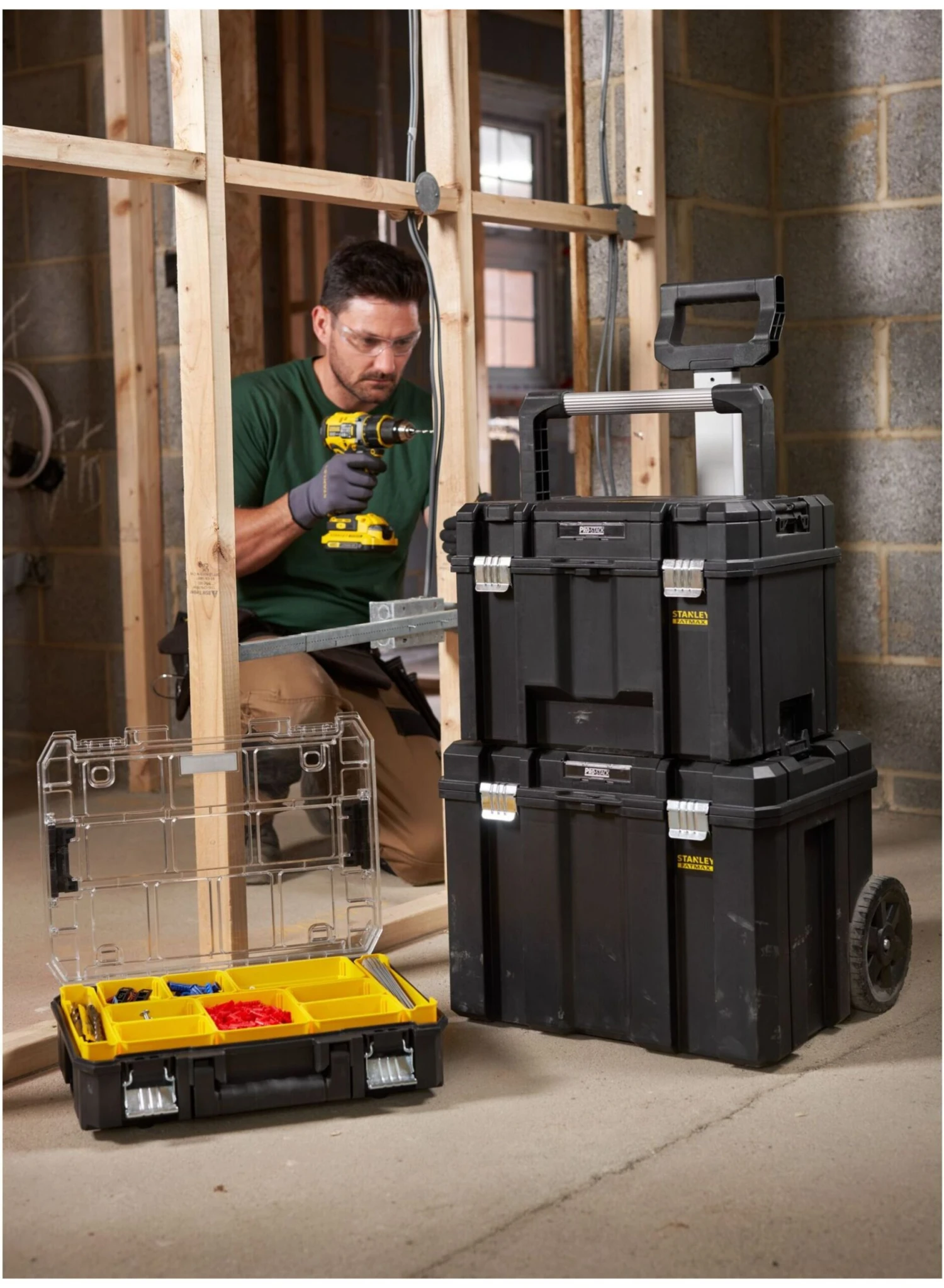 STANLEY FMST1-75796 FATMAX PRO-STACK Diepe Gereedschapskoffer Lange Handgreep - Afbeelding 8