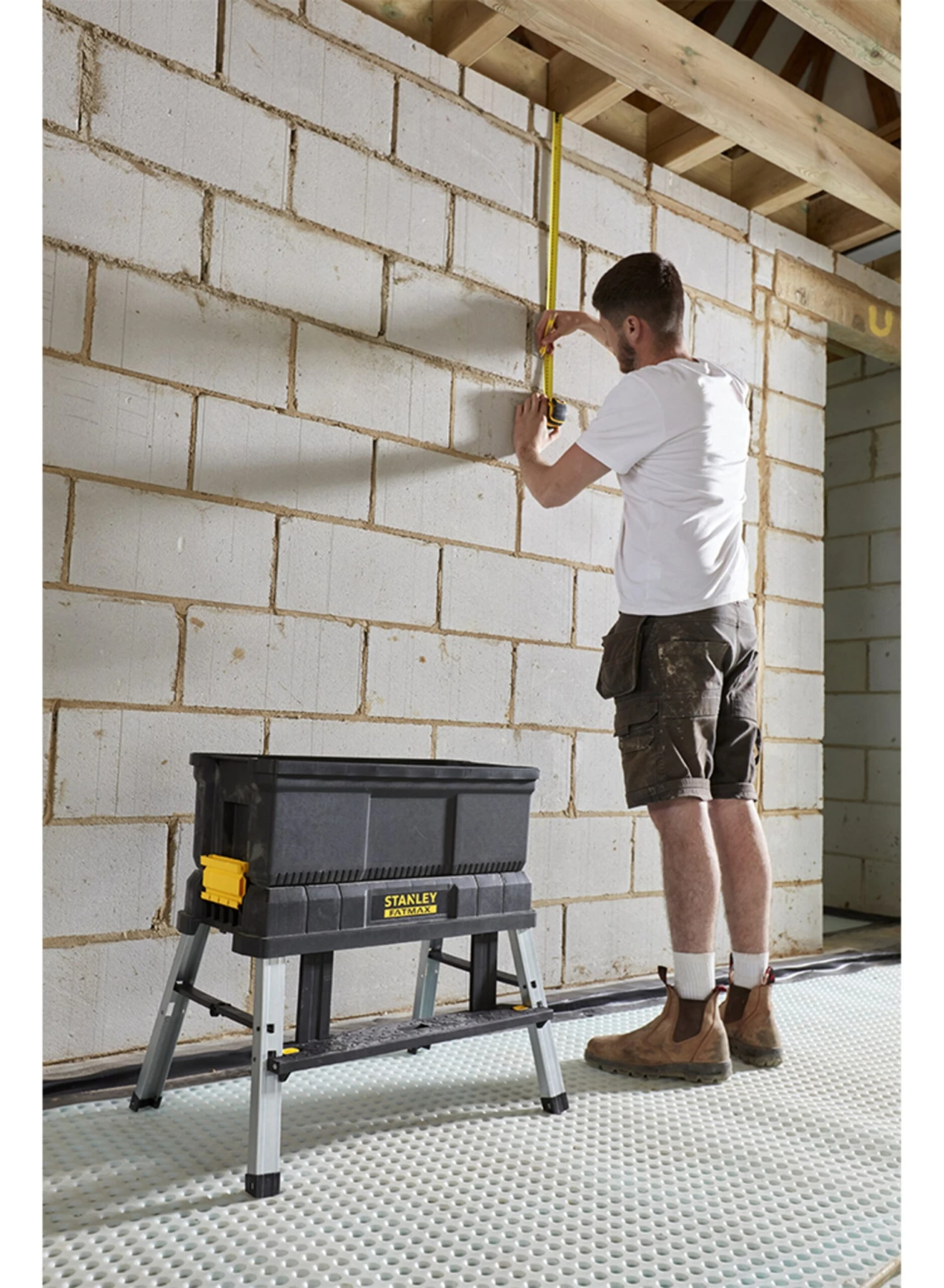 STANLEY FMST81083-1 3-in-1 25” Gereedschapskoffer Met Trapje - Afbeelding 7