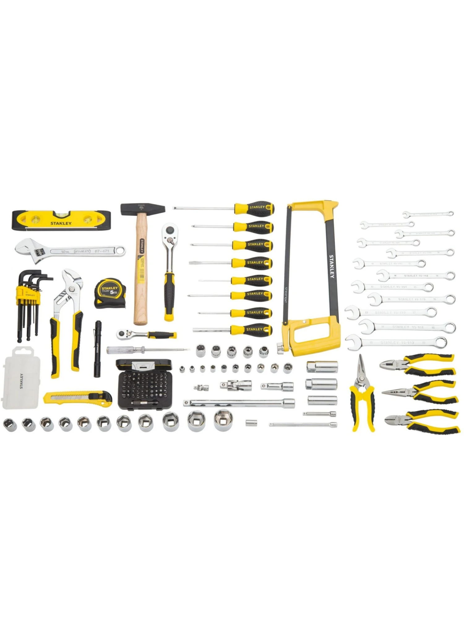 STANLEY STMT98109-1 Handgereedschapsset In Koffer 142-delig - Afbeelding 8