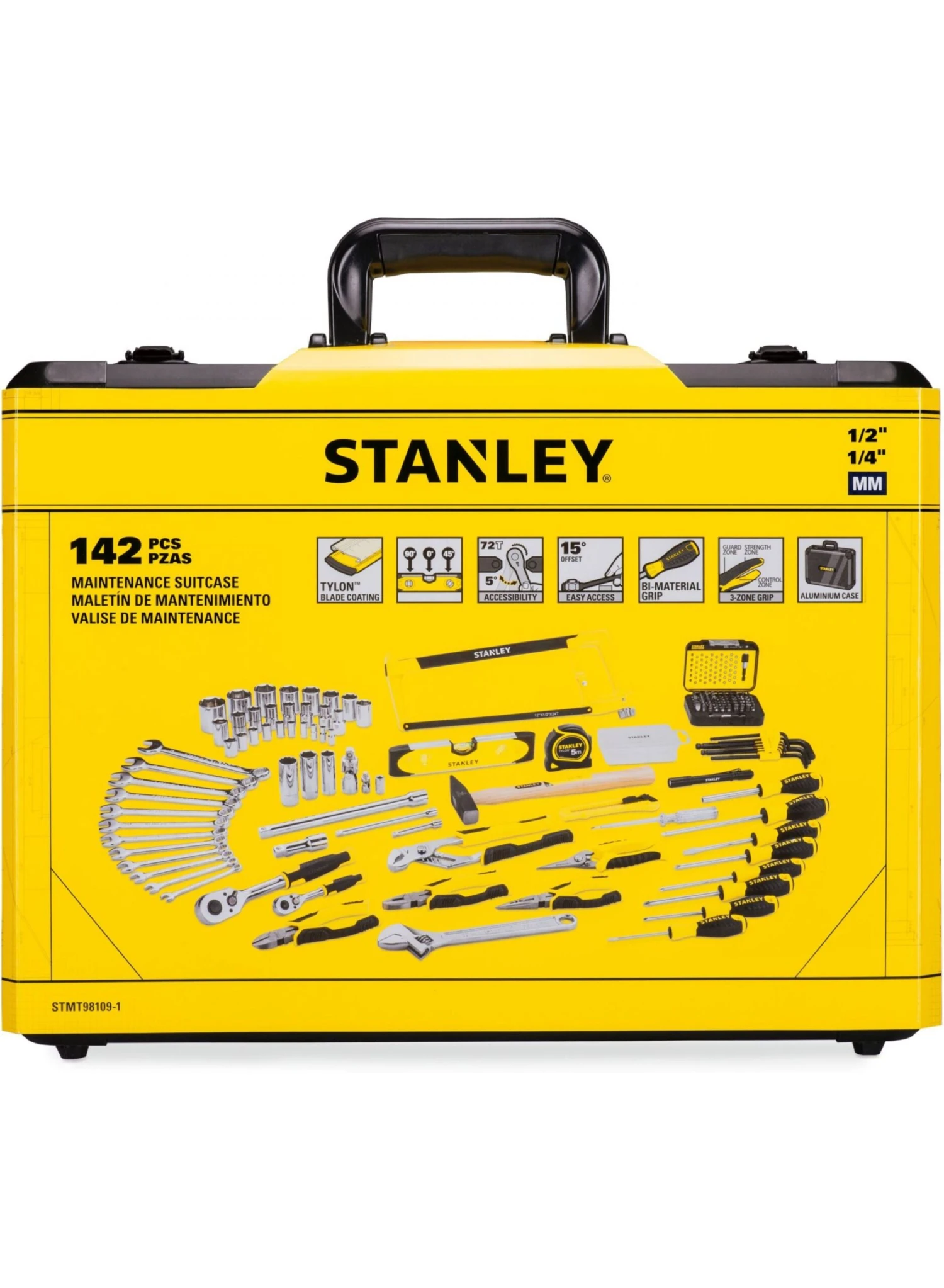 STANLEY STMT98109-1 Handgereedschapsset In Koffer 142-delig - Afbeelding 9