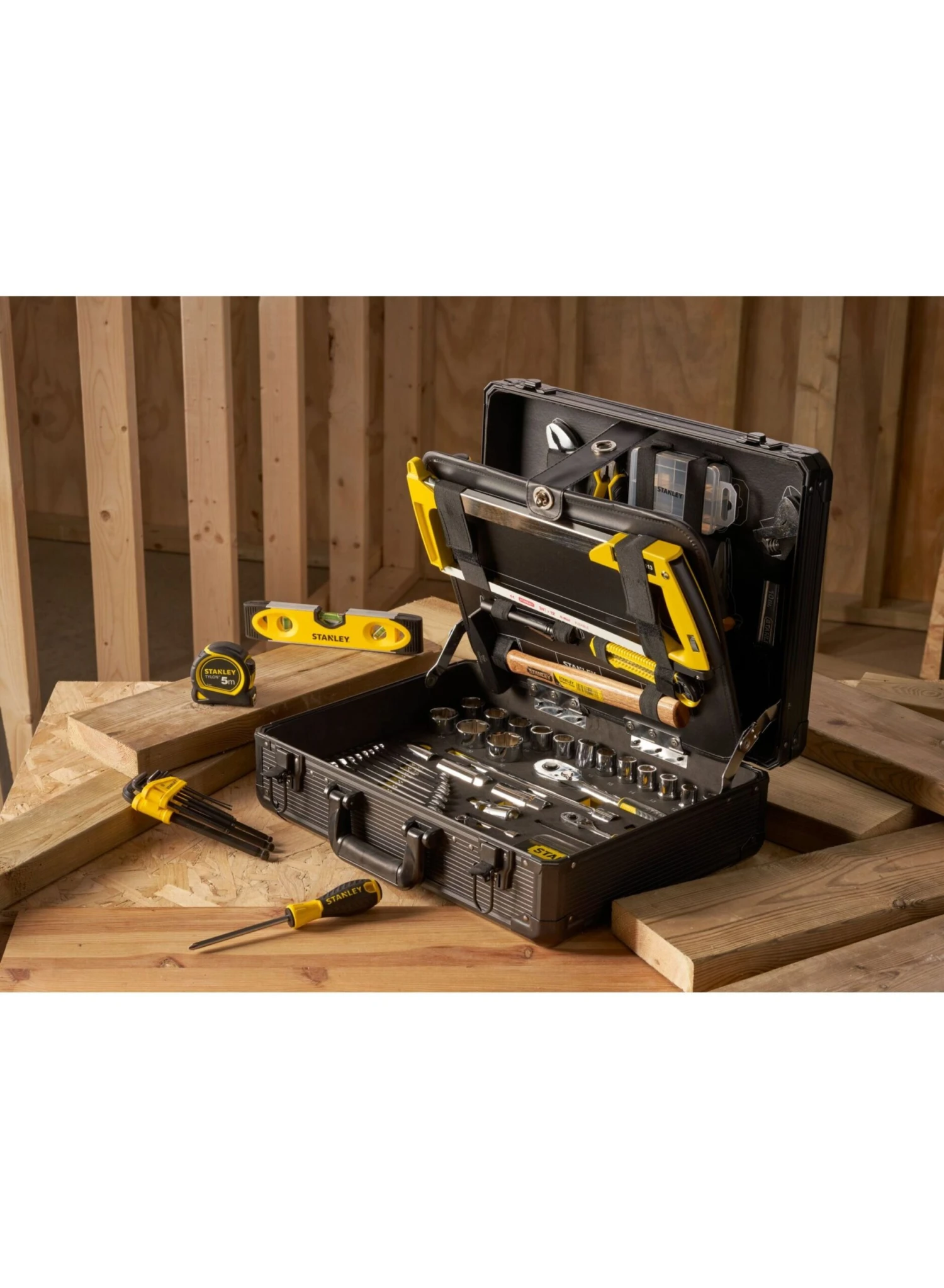 STANLEY STMT98109-1 Handgereedschapsset In Koffer 142-delig - Afbeelding 15