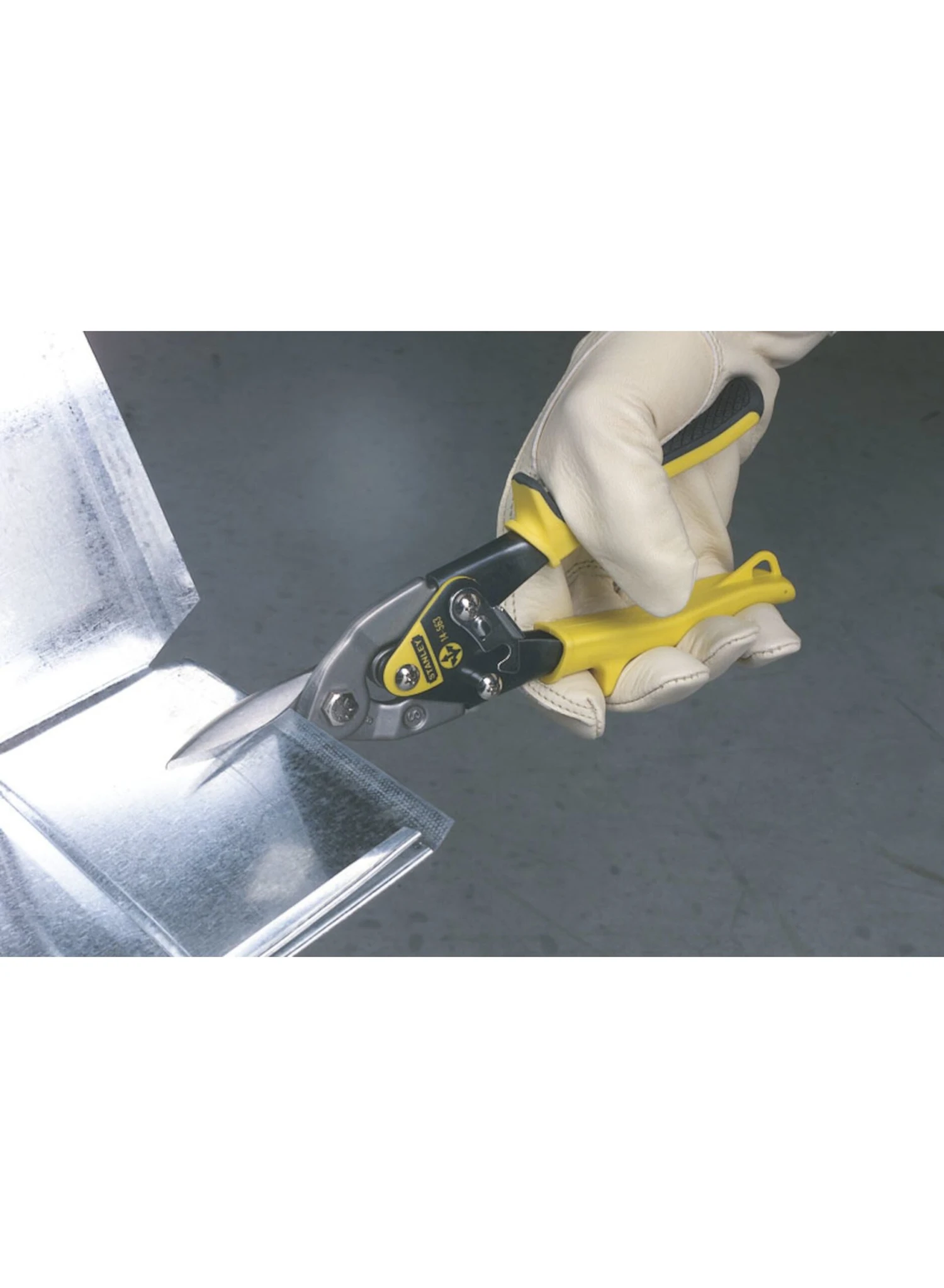 STANLEY 2-14-563 Blikschaar Smalle Bek Recht - Afbeelding 2