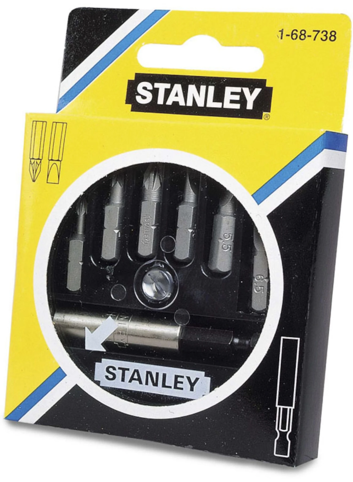 STANLEY 1-68-738 Assortiment Bits 7 Delig