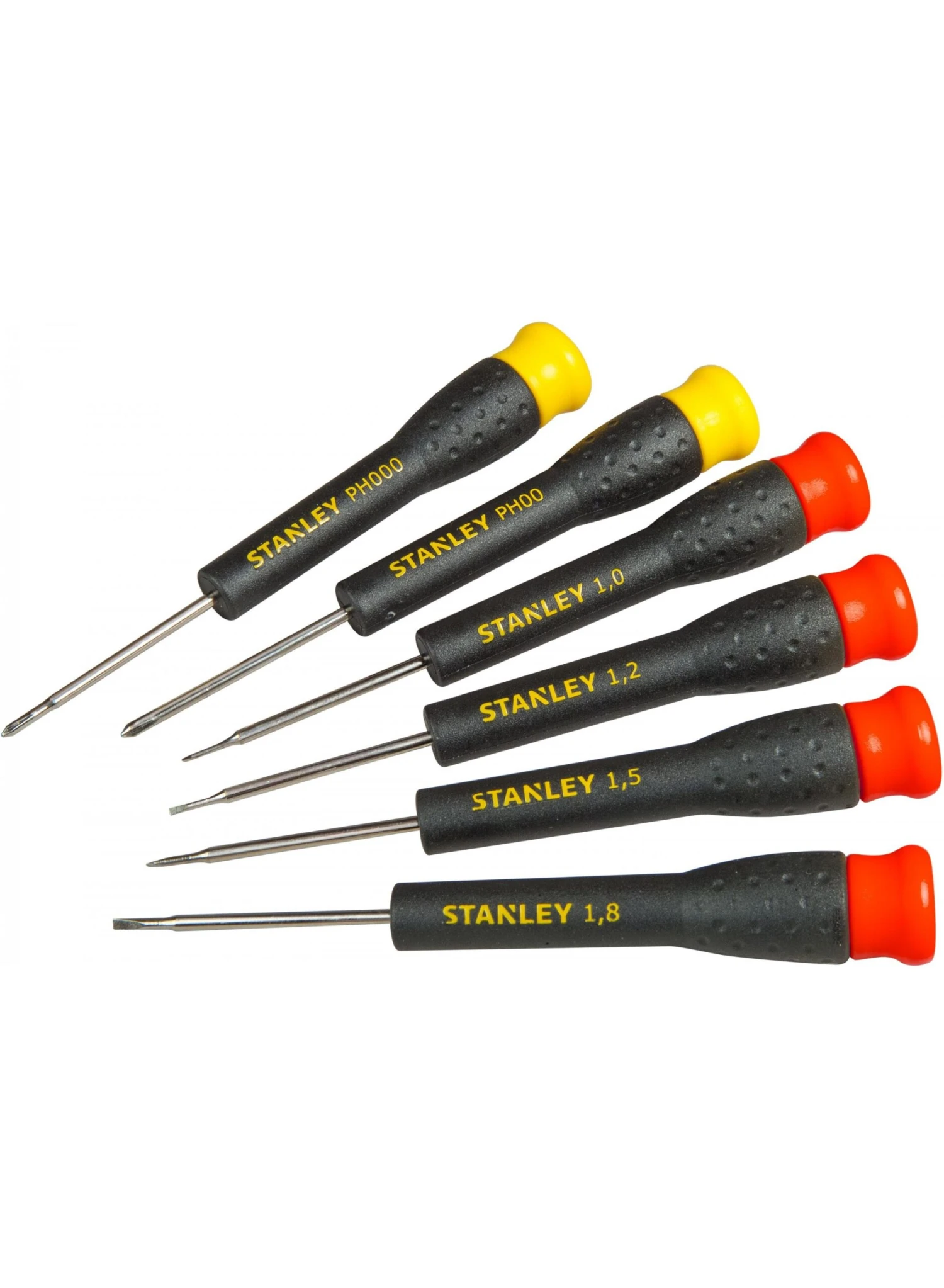 STANLEY STHT0-62631 Precisieschroevendraaierset 6-delig (parallel 1-1,8 + PH)