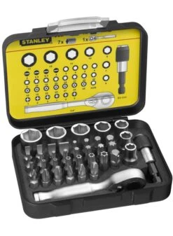 STANLEY 1-13-906 Bitset Expert Pro 1/4" - Ratelsleutel (40 Delig)