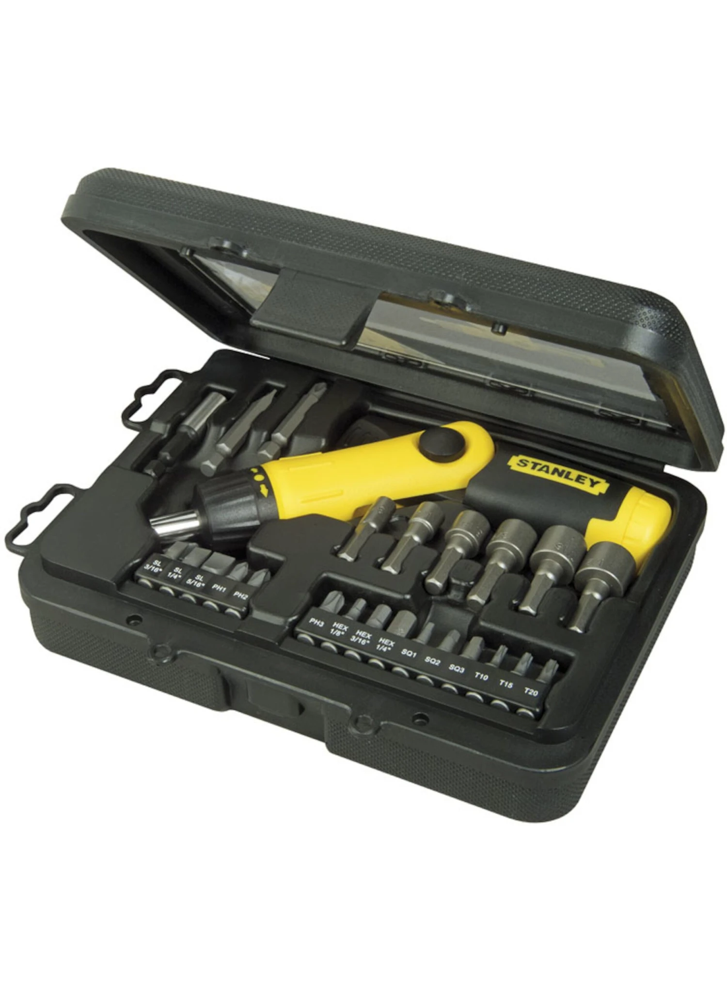 STANLEY 0-63-022 22 Delige Pistoolgreep Ratel-bit-set