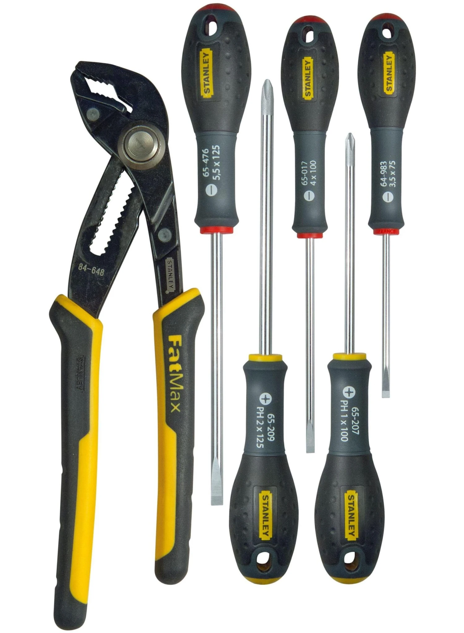 STANLEY FMHT0-62639 FATMAX 6-delige Schroevendraaierset Met Waterpomptang - Afbeelding 2