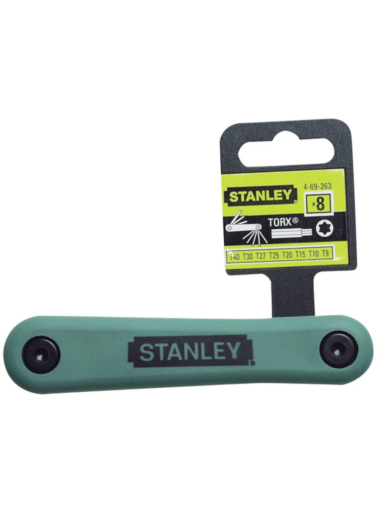 STANLEY 4-69-263 Stiftsleutelset 8 Dlg T9-t40 - Afbeelding 2